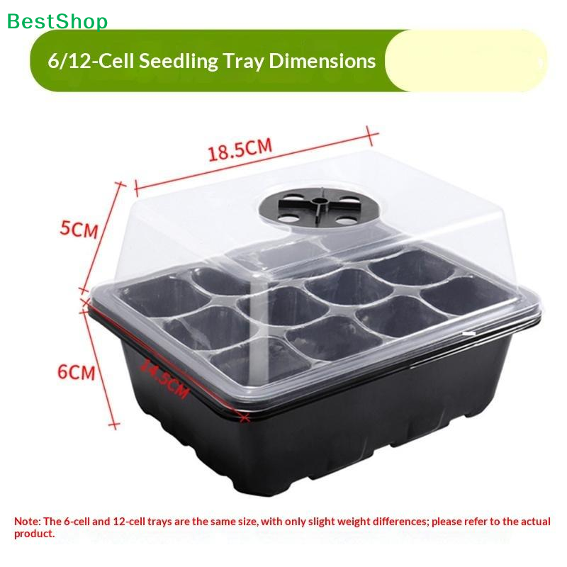 6/12-cel zaaitray voor thuisge - Humidity Dome Kit recensie en prijs